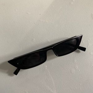 y2k vintage black cat eye sunglasses